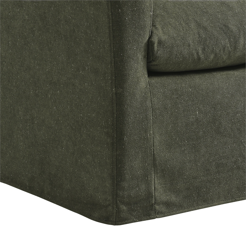 Somerset Linen Blend Armchair in Sage
