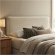 Camille Upholstered Linen Blend King Size Headboard in Linen