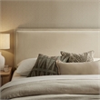 Camille Upholstered Linen Blend Full Size Headboard in Linen