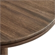 Neo 31 Inch Round Indoor - Outdoor Patio Wood Bar Table in Cocoa Brown