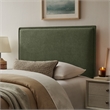 Camille Upholstered Linen Blend Twin Size Headboard in Sage