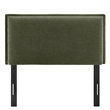 Camille Upholstered Linen Blend Twin Size Headboard in Sage