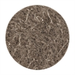 Pietra Indoor Outdoor Round Coffee Table in Dark Emperador Marble