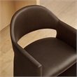 Talia 37 Inch Vegan Leather Counter Stool in Espresso