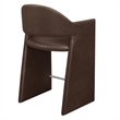 Talia 37 Inch Vegan Leather Counter Stool in Espresso