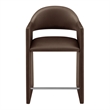 Talia 37 Inch Vegan Leather Counter Stool in Espresso