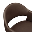 Talia 37 Inch Vegan Leather Counter Stool in Espresso