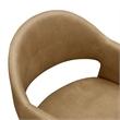 Talia 37 Inch Vegan Leather Counter Stool in Toast
