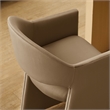 Talia 37 Inch Performance Velvet Counter Stool in Taupe