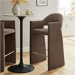 Talia 41 Inch 41 Inch Upholstered Fabric Bar Stool in Mocha