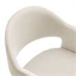 Talia 37 Inch Performance Velvet Counter Stool in Alabaster