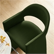 Talia 41 Inch Performance Velvet Bar Stool in Moss Green