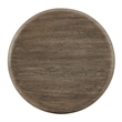 Tori 20 Inch Round Outdoor Indoor and Outdoor Wood Side Table in Weathered Walnut