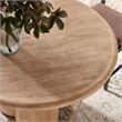 Tori 48 Inch Round Indoor and Outdoor Dining Table in Oak