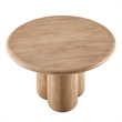 Tori 48 Inch Round Indoor and Outdoor Dining Table in Oak