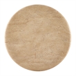 Tori 31 Inch Round Indoor and Outdoor Coffee Table in Travertine