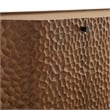 Aven 71.5 Inch Oval Chiseled Wood Sideboard Buffet Cabinet with Hammered Effect