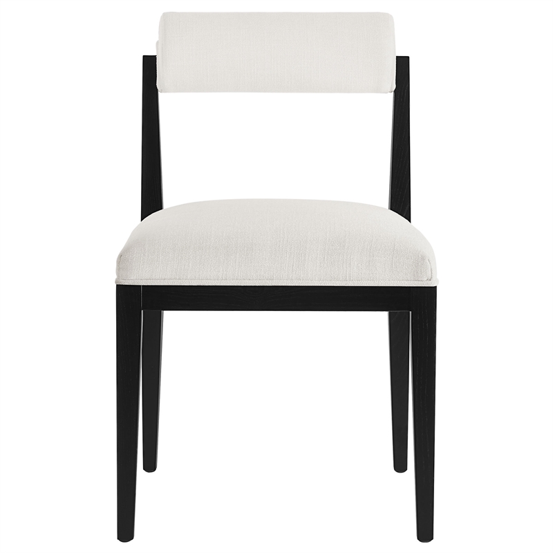 Kai Fabric Dining Chair Set of 2 in Salt