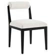 Kai Fabric Dining Chair Set of 2 in Salt