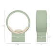 Aperture Round Alcove Accent Chair in Sage Ivory