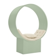 Aperture Round Alcove Accent Chair in Sage Ivory