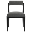 Kai Fabric Dining Chair Set of 2 in Charcoal