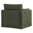 Wellfleet Slipcovered Linen-Blend Armchair in Sage
