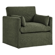 Wellfleet Slipcovered Linen-Blend Armchair in Sage