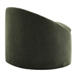 Sadie Slipcovered Linen-Blend Round Accent Chair in Sage