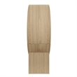 Aperture Round Alcove Accent Chair in Natural Ivory