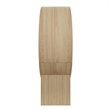 Aperture Round Alcove Accent Chair in Natural Ivory