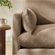 Wellfleet Slipcovered Linen-Blend Armchair in Almond