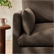 Wellfleet Slipcovered Linen-Blend Armchair in Cocoa