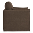 Wellfleet Slipcovered Linen-Blend Armchair in Cocoa