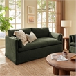 Wellfleet Slipcovered Linen-Blend Loveseat in Sage