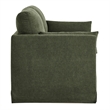 Wellfleet Slipcovered Linen-Blend Loveseat in Sage