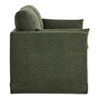 Wellfleet Slipcovered Linen-Blend Loveseat in Sage