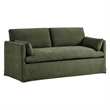 Wellfleet Slipcovered Linen-Blend Loveseat in Sage