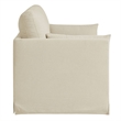Wellfleet Slipcovered Linen-Blend Loveseat in Linen
