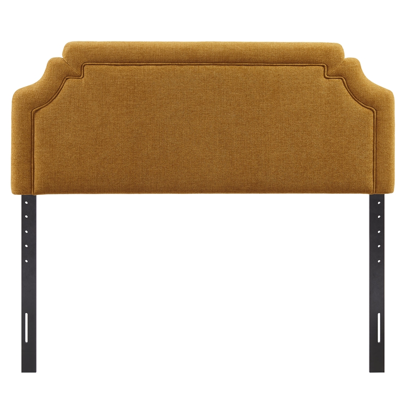 Magnolia Upholstered Fabric Full Size Headboard in Copper