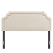 Magnolia Stain-Resistant Performance Velvet King Size Headboard in Alabaster Pink