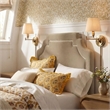Magnolia Stain-Resistant Performance Velvet Twin Size Headboard in Taupe Almond