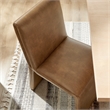 Emory Vegan Leather Dining Side Chair Set of 2 in Canyon