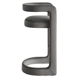 Winslow Performance Velvet Bar Stool Set of 2 in Storm Gray