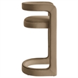 Winslow Performance Velvet Bar Stool Set of 2 in Taupe