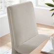 Emory Upholstered Fabric Dining Side Chair Set of 2 in Salt