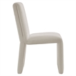 Emory Upholstered Fabric Dining Side Chair Set of 2 in Salt