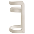 Winslow Performance Velvet Bar Stool Set of 2 in Alabaster