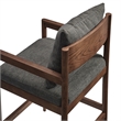 Remington Wood Counter Stool Set of 2 in Charcoal