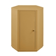 Kade Faceted Semi-Gloss Side Table in Mustard